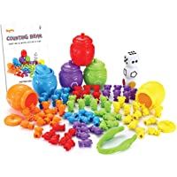 Juego de Juguetes para Contar - clasificar Osos con Tazas de clasificación a Juego Juego para niños pequeños